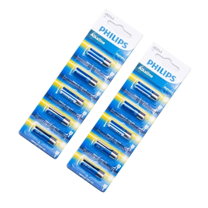 PACK 5 PILAS PHILIPS 27A LR27 ALCALINA BLISTER - 4