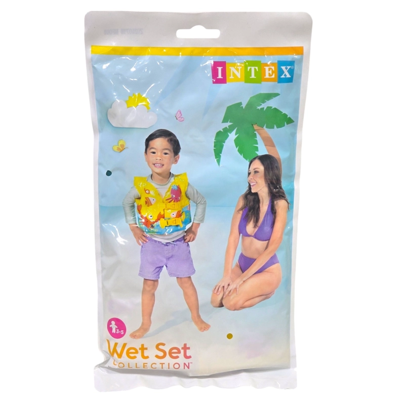 CHALECO FLOTADOR NATACION INFLABLE INTEX 59661NP - 4