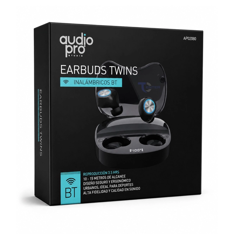 AUDIFONOS INALAMBRICOS BT AUDIOPRO AP0280 TWINS - 3