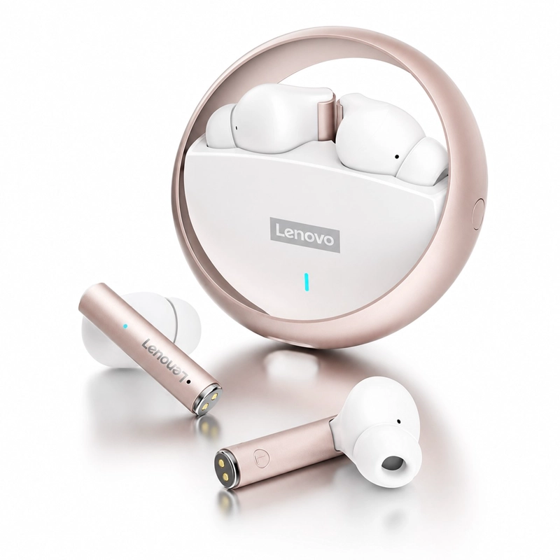 AUDIFONOS LENOVO THINKPLUS LIVEPODS LP60 GOLD PINK - 2