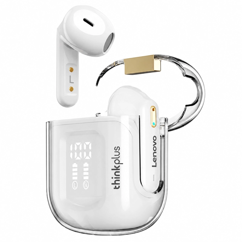 AUDIFONOS BT LENOVO THINKPLUS LIVEPODS LP6 PRO BLANCOS - 3