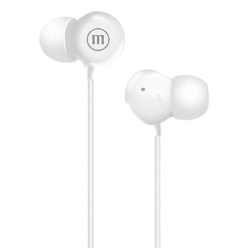 AUDIFONOS MAXELL INBAX USB-C CON MIC IN EAR TIPO C BLANCO - 2