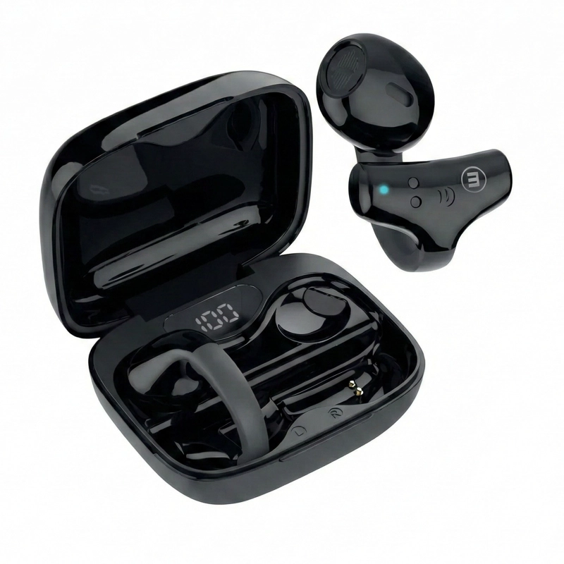 AUDIFONOS BT MAXELL EAR CUFF CLIP ON OPEN-EAR TWS NEGRO - 2