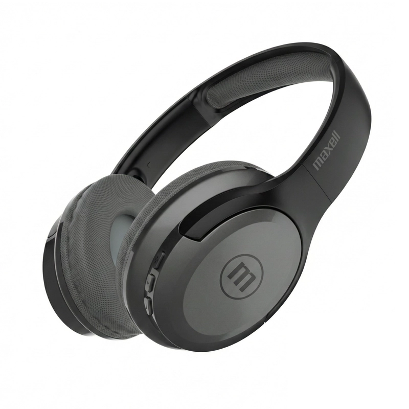 AUDIFONOS INALAMBRICOS MAXELL BT HP-BT200 30 HORAS NEGRO - 1