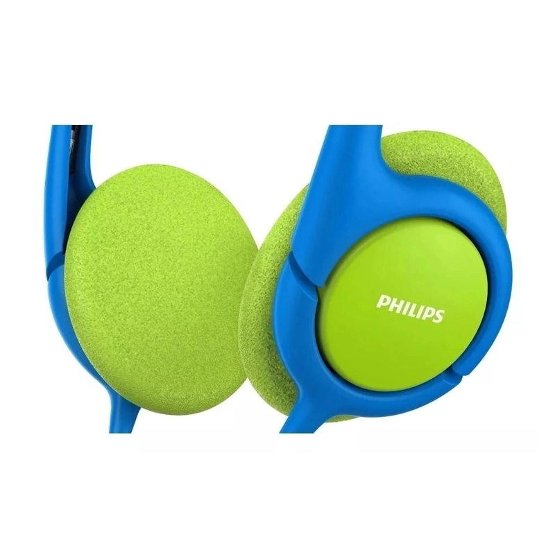 AUDIFONOS PHILIPS INFANTIL SHK1030 OVER EAR AZUL-VERDE - 4