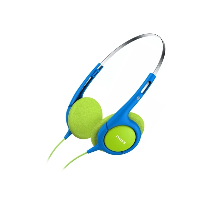 AUDIFONOS PHILIPS INFANTIL SHK1030 OVER EAR AZUL-VERDE - 5