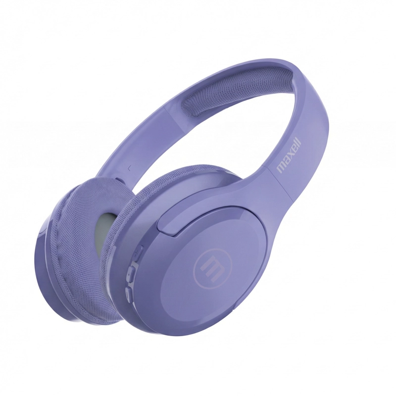 AUDIFONOS INALAMBRICOS MAXELL BT HP-BT200 30 HORAS MORADO - 1
