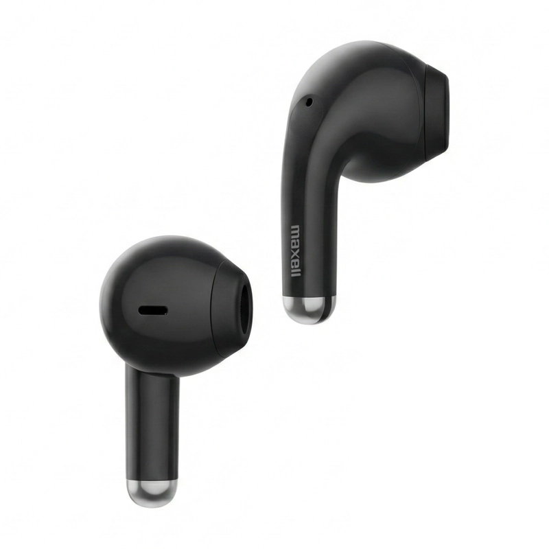 AUDIFONOS INALAMBRICOS BT MAXELL ELIO 12 HORAS NEGRO - 1