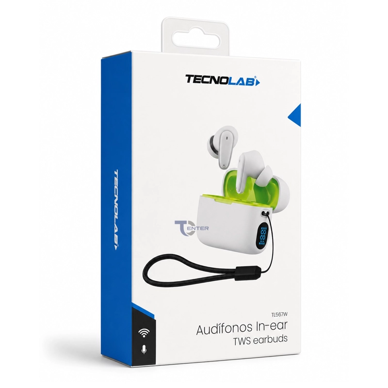 AUDIFONOS INALAMBRICOS BT IN-EAR TWS TECNOLAB TL567W - 3