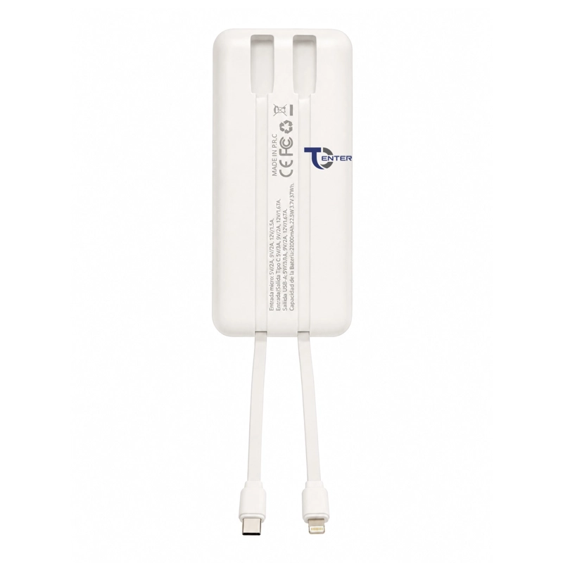 BATERIA PORTATIL POWERBANK 20.000 TECNOLAB 22.5W TL539W - 3