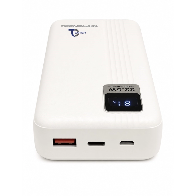 BATERIA PORTATIL POWERBANK 20.000 TECNOLAB 22.5W TL539W - 4