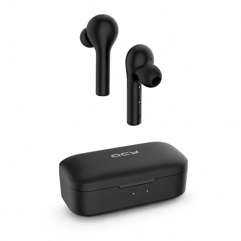 AUDIFONOS QCY T5 TRUE WIRELESS BT 5.1 NEGROS - 1