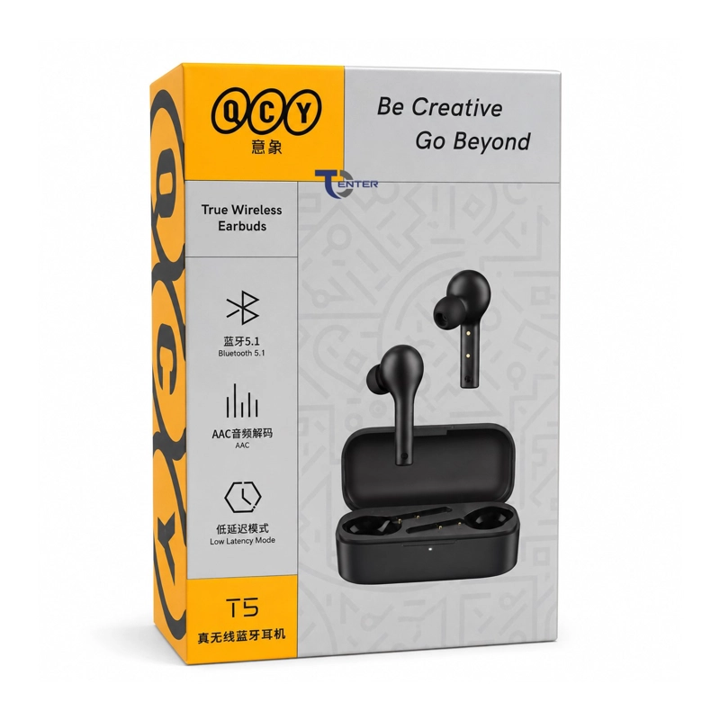 AUDIFONOS QCY T5 TRUE WIRELESS BT 5.1 NEGROS - 4