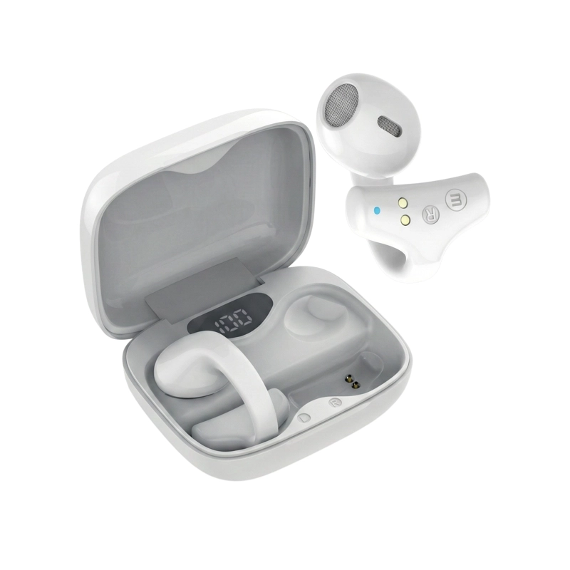 AUDIFONOS BT MAXELL EAR CUFF CLIP ON OPEN-EAR TWS BLANCO - 4