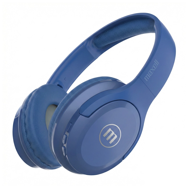 AUDIFONOS INALAMBRICOS MAXELL BT HP-BT200 30 HORAS AZUL - 1