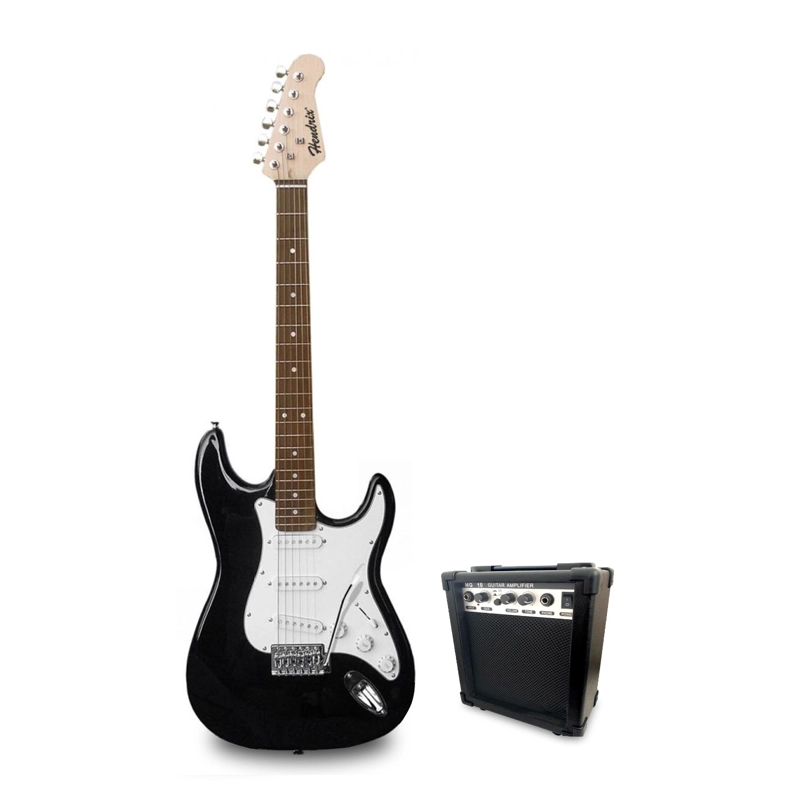 KIT GUITARRA ELE CTRICA 39 AMPLIFICADOR 10W HENDRIX HX0044 - 1