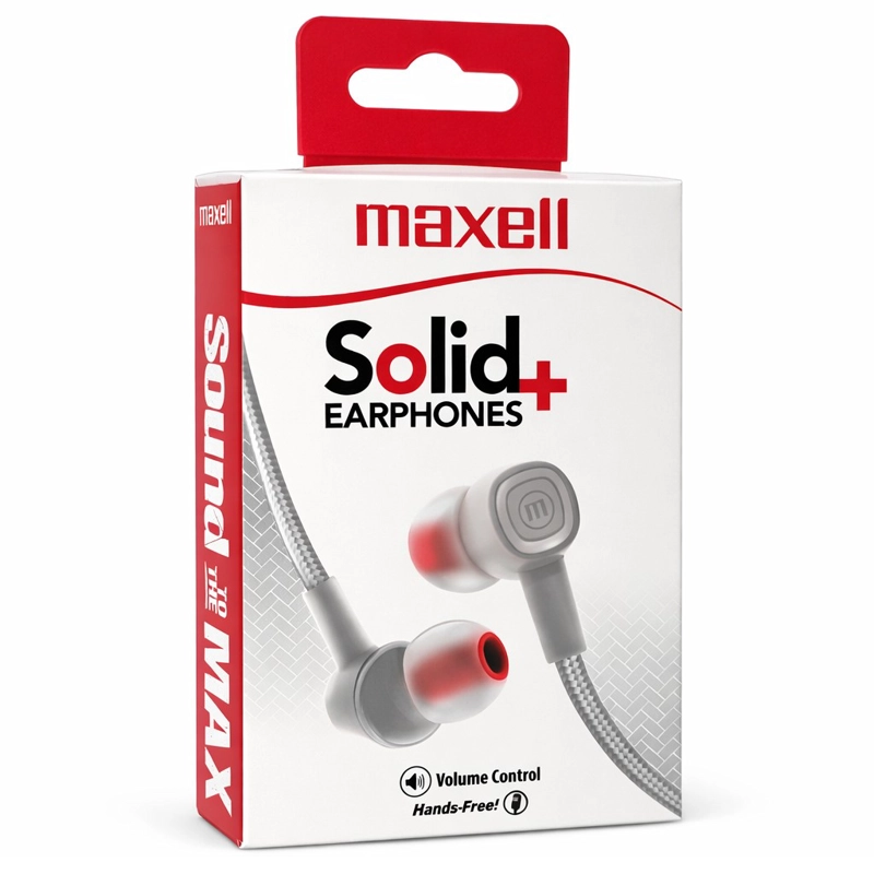 AUDIFONOS MAXELL MANOS LIBRES SIN-8 SOLID JACK 3.5MM BLANCO - 2