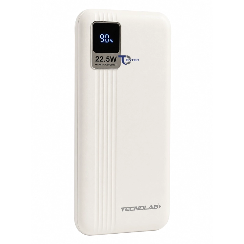 BATERIA PORTATIL POWERBANK 10.000 TECNOLAB 22.5W TL538W - 1