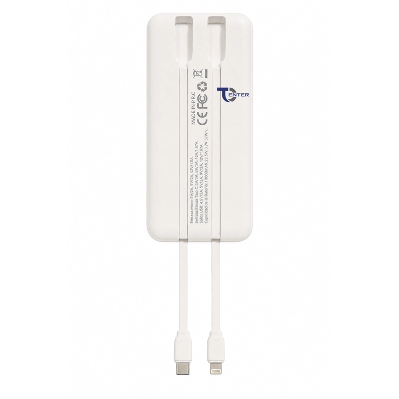 BATERIA PORTATIL POWERBANK 10.000 TECNOLAB 22.5W TL538W - 4
