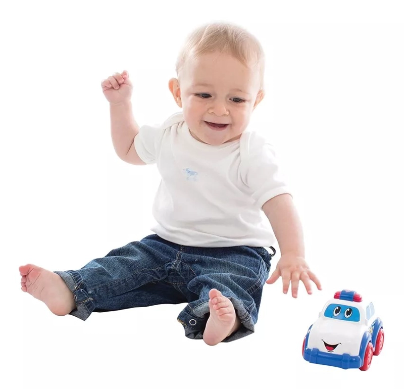 JUGUETE AUTO POLICIAL CON SONIDO PLAYGRO - 3