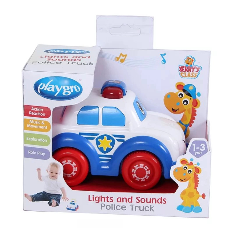 JUGUETE AUTO POLICIAL CON SONIDO PLAYGRO - 4