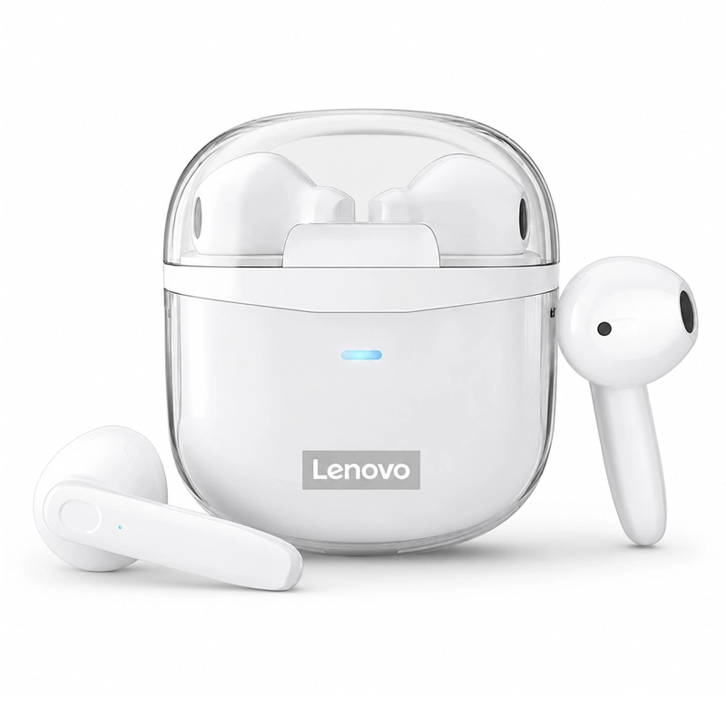 AUDIFONOS BT LENOVO THINKPLUS LIVEPODS XT96 BLANCOS - 2