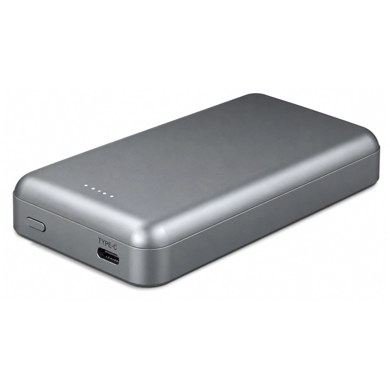 CARGADOR PORTATIL POWERBANK INALAMBRICO QI 10.000MHA TECNOLAB TL493Y - 4