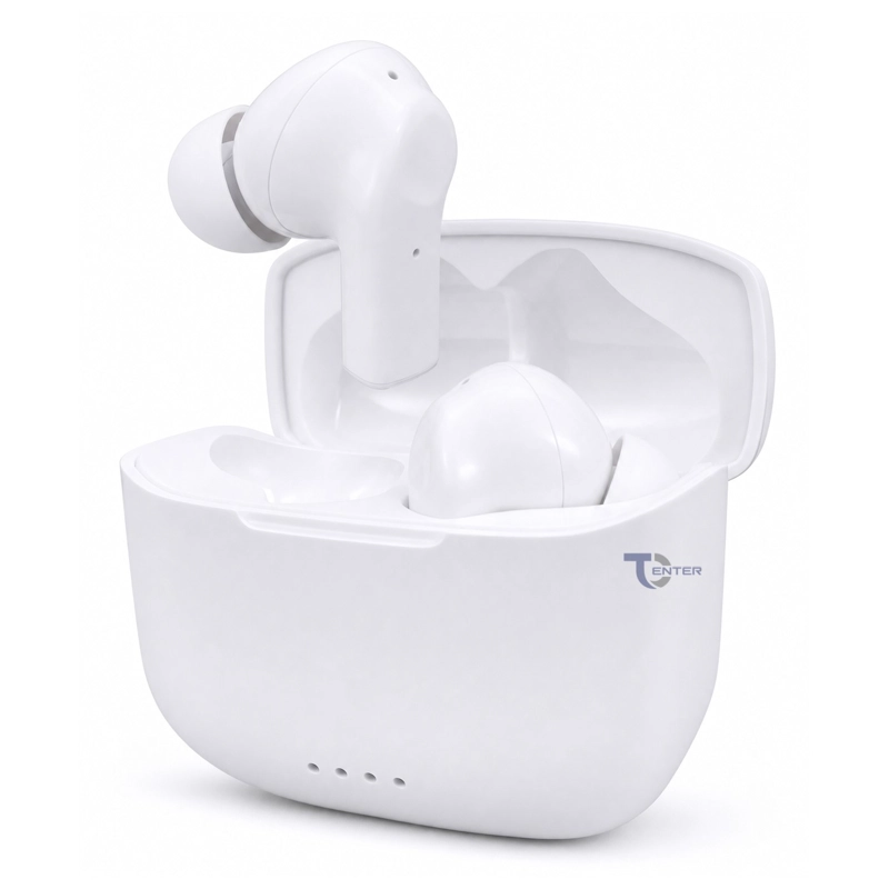 AUDIFONOS INALAMBRICOS BT IN-EAR TECNOLAB TL566W BLANCOS - 1