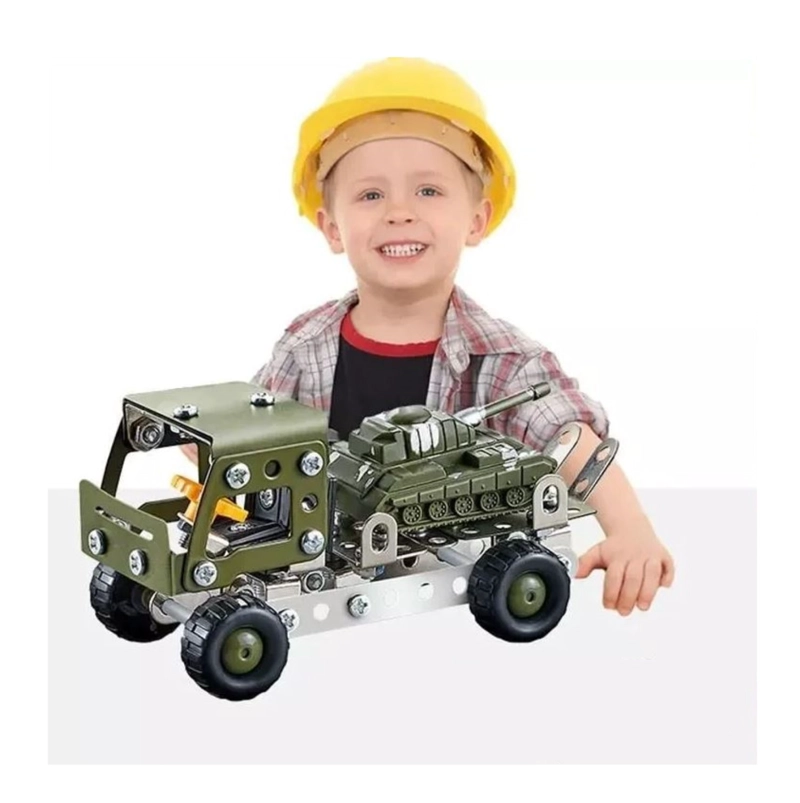 SET CONSTRUCCION CAMION REMOLQUE Y TANQUE 142PZ 55731 - 2
