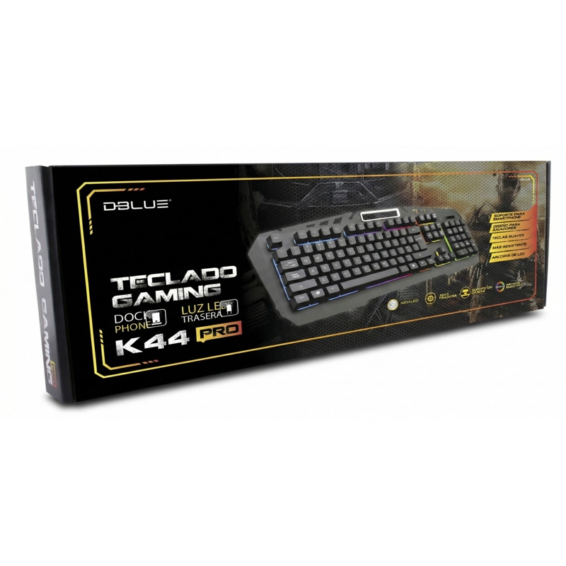 TECLADO GAMER RETROILUMINADO DBLUE K44 DBKG952 - 4