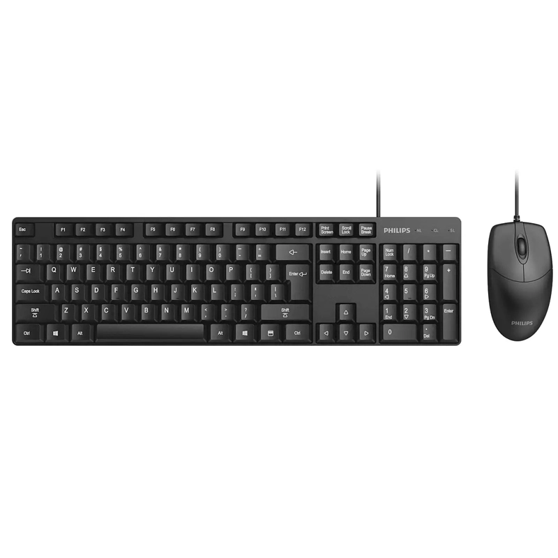 KIT COMBO TECLADO Y MOUSE PHILIPS C224 SPT6254 - 1