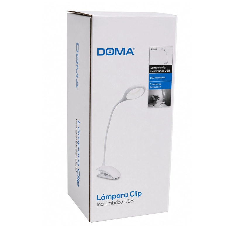 LAMPARA DE ESCRITORIO LED FLEXIBLE RECARGABLE DOMA DM0011 - 2