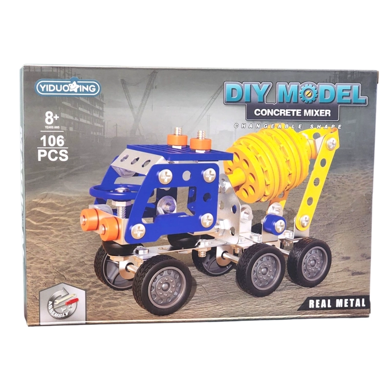 SET CONSTRUCCION CAMION REVOLVEDORA CEMENTO 106PZ 55727 - 4