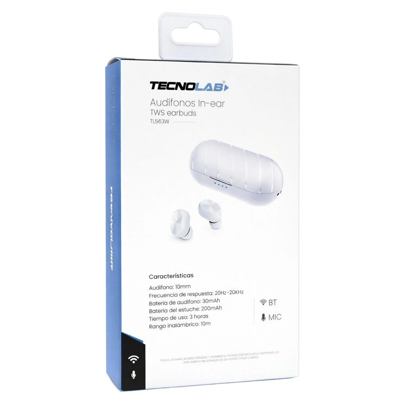 AUDIFONOS INALAMBRICOS BT TECNOLAB TL563BW - 4