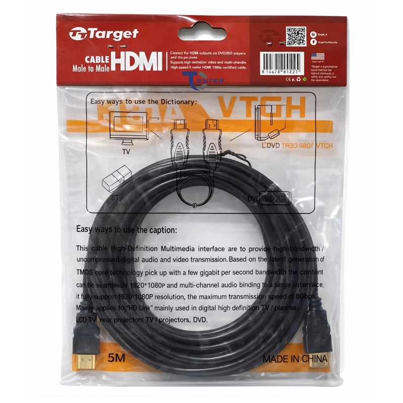 CABLE HDMI TARGET 3 MTS FULL HD 1.4 - 2