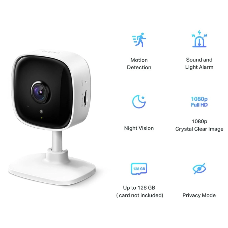 CAMARA WI-FI DE SEGURIDAD TAPO TC60 INTERIOR - 4