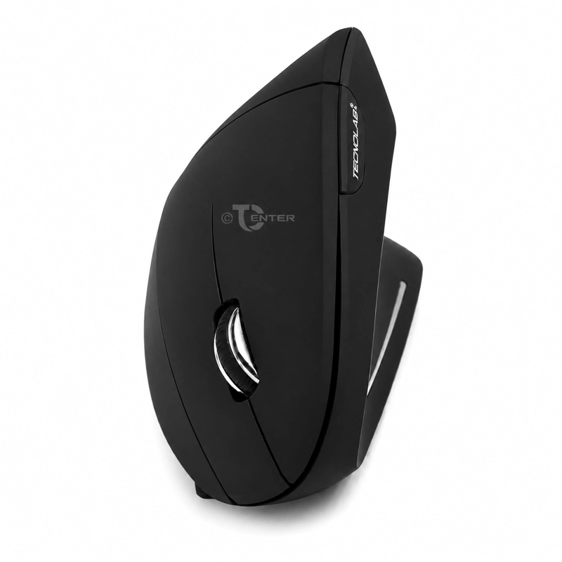 MOUSE VERTICAL TECNOLAB ERGOCLICK TL128 DUAL BT 2.4GHZ USB-C - 2