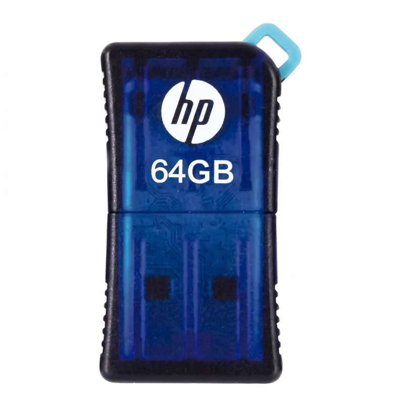 PENDRIVE USB 2.0 HP V165W MINI CON TAPA AZUL - 1