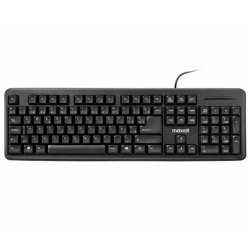 TECLADO BASICO MAXELL KB-90 CONECTOR USB NEGRO - 1