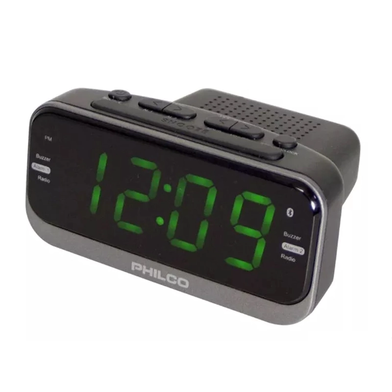 RADIO RELOJ DESPERTADOR DIGITAL PHILCO PAR1012BT - 1
