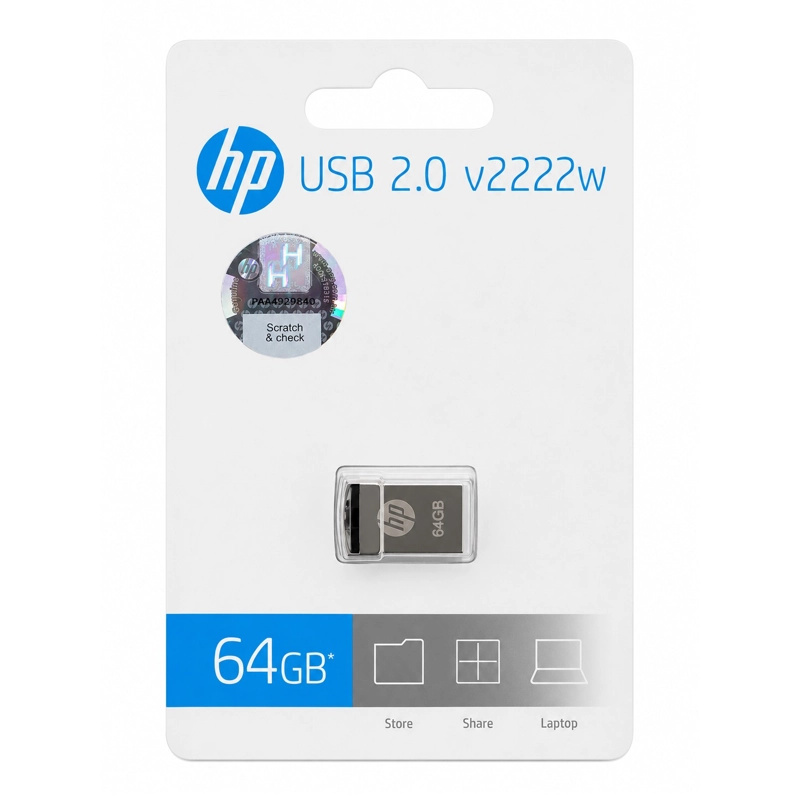 PENDRIVE USB 2.0 HP V222W NANO METALICO - 2