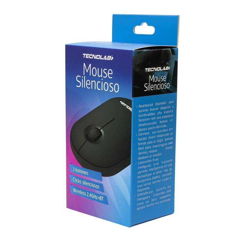 MOUSE INALAMBRICO DUAL BT TECNOLAB TL779BK - 5