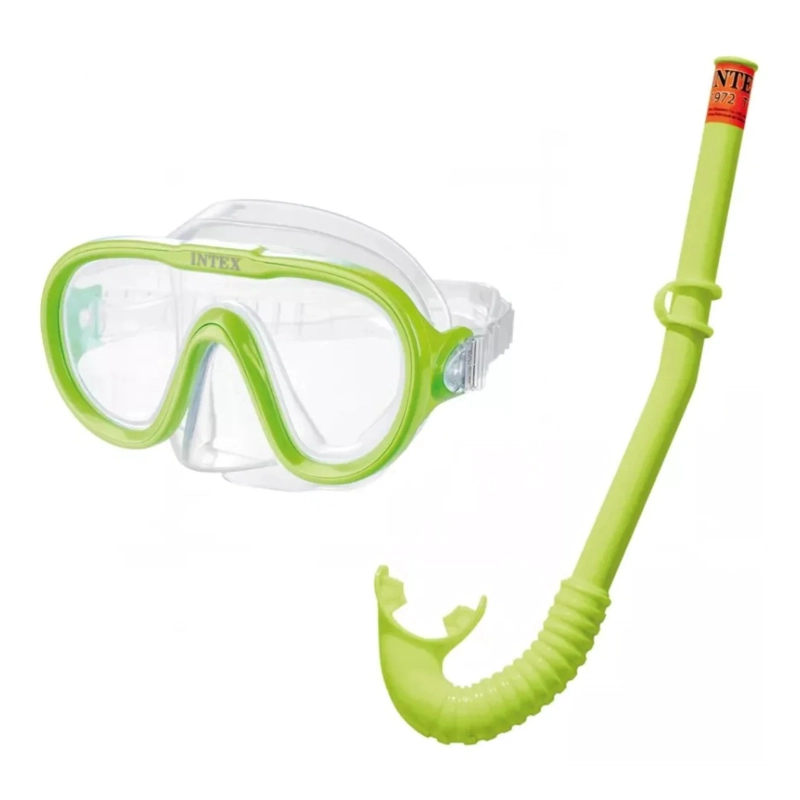 SET BUCEO PARA NIÑOS MASCARA Y SNORKEL INTEX 55642 - 1