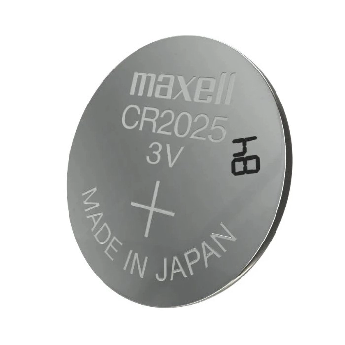 PACK 5 PILAS CR 2025 3V MAXELL TIPO BOTON HOLOGRAMA - 2
