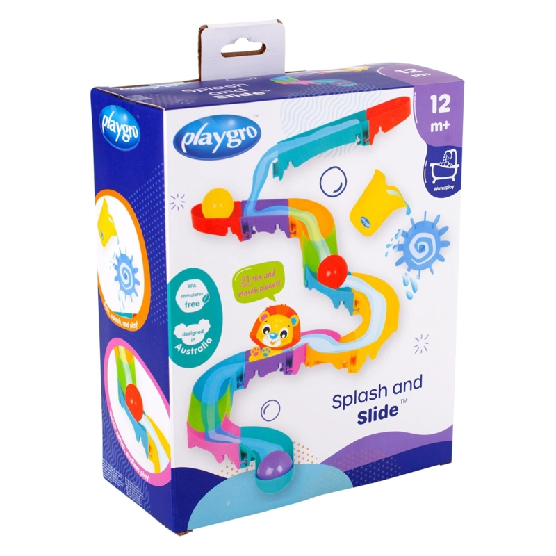 TOBOGAN AGUA SPLASH AND SLIDE JUGUETE DE BAÑO PLAYGRO - 1