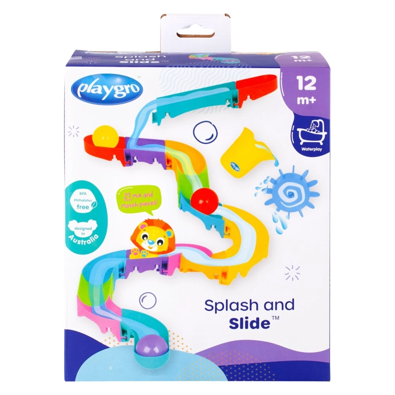TOBOGAN AGUA SPLASH AND SLIDE JUGUETE DE BAÑO PLAYGRO - 2