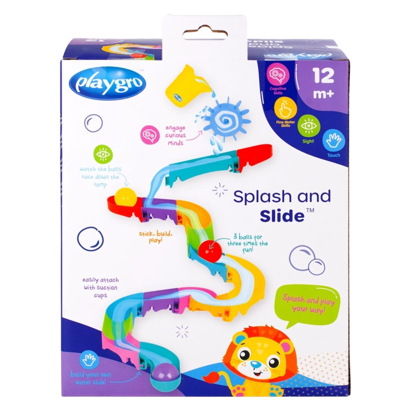 TOBOGAN AGUA SPLASH AND SLIDE JUGUETE DE BAÑO PLAYGRO - 5