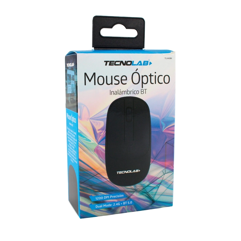 MOUSE INALAMBRICO DUAL BT TECNOLAB TL542BK - 3