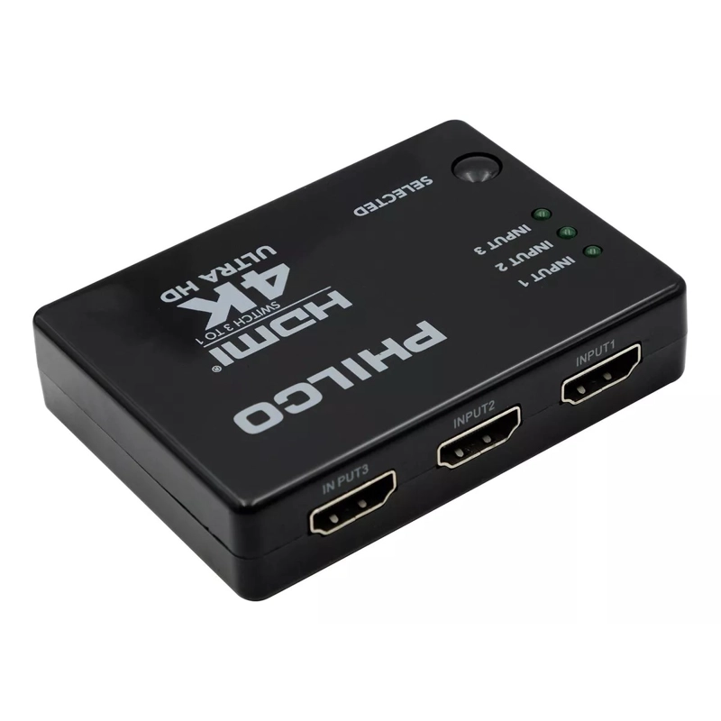 SWITCH HDMI PHILCO 3X1 CON CONTROL P4109 - 2