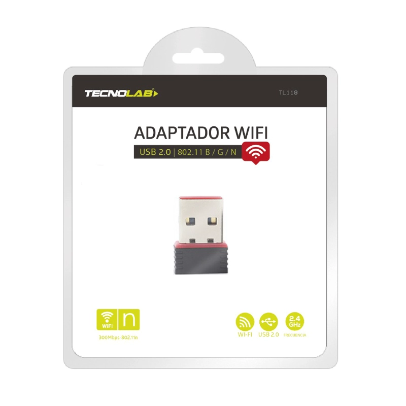 ADAPTADOR WIFI USB 2.0 150MBPS TECNOLAB TL118 - 3